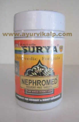 Surya NEPHROMED SOLVENT FREE TABLETS, 50 Tablets, For Urinary Infection, Kidney Disorders